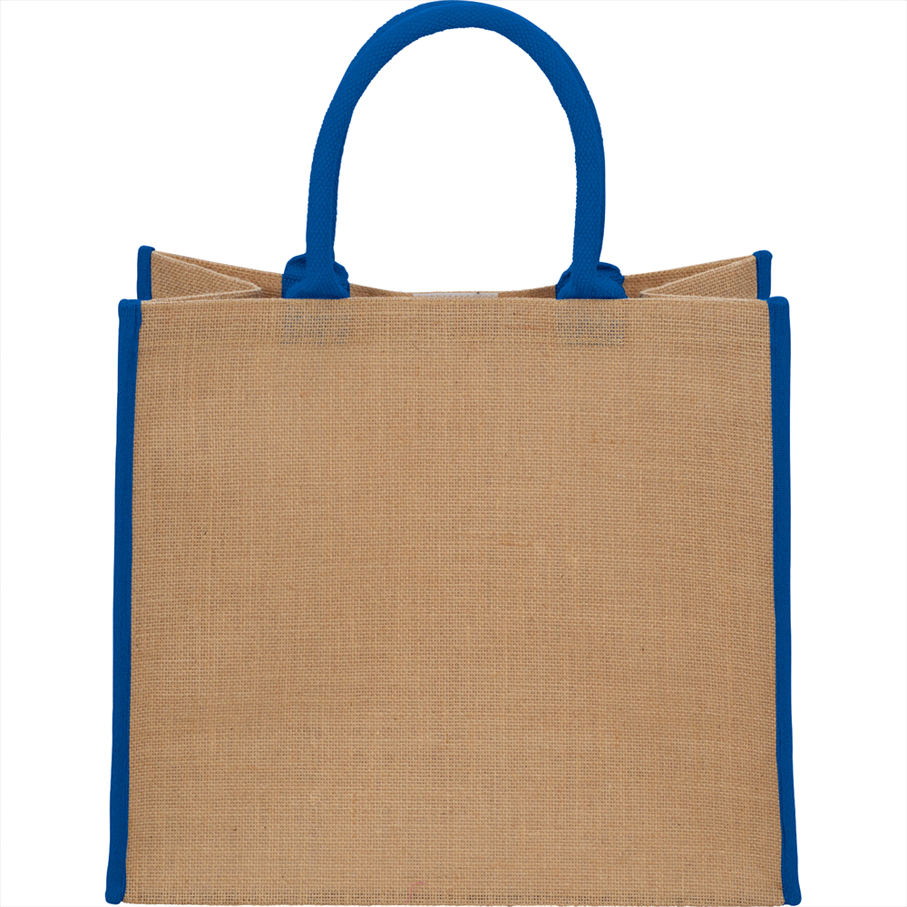 Large Jute Tote 28L – Shoppers – The Range – available in Royal Blue – thumbnail 1 of 10