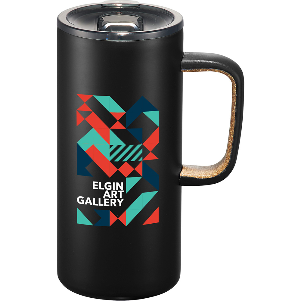 Valhalla Copper Vacuum Mug w/ Cork 500ml – Drink Bottles – The Range – available in Silver – thumbnail 11 of 11