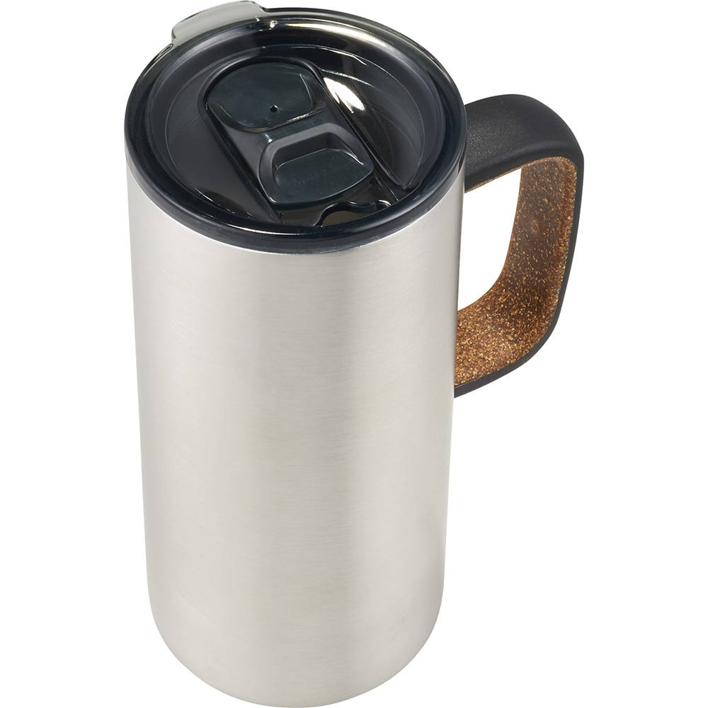Valhalla Copper Vacuum Mug w/ Cork 500ml – Drink Bottles – The Range – available in Silver – thumbnail 5 of 11