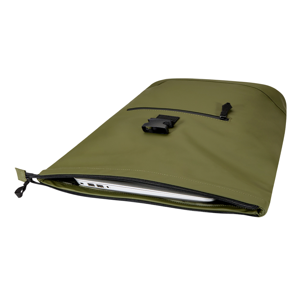 Resi Recycled Roll-Top 18L Backpack – Backpacks – The Range – available in Black, Green, Hale Blue and Navy – thumbnail 10 of 26