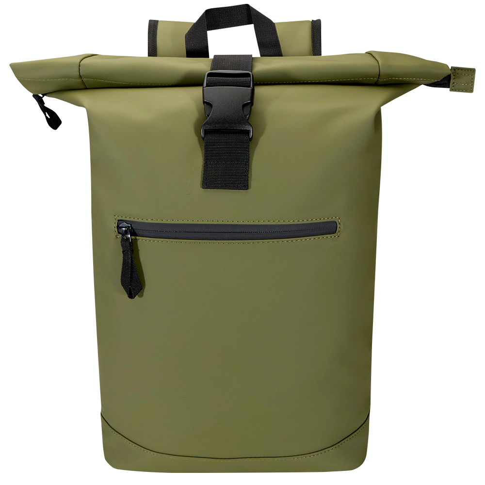 Resi Recycled Roll-Top 18L Backpack – Backpacks – The Range – available in Black, Green, Hale Blue and Navy – thumbnail 5 of 26