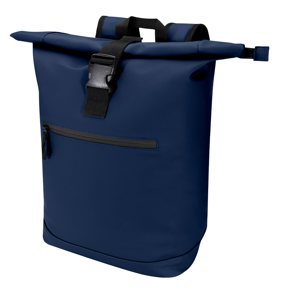 Resi Recycled Roll-Top 18L Backpack – Backpacks – The Range – available in Black, Green, Hale Blue and Navy – thumbnail 11 of 26