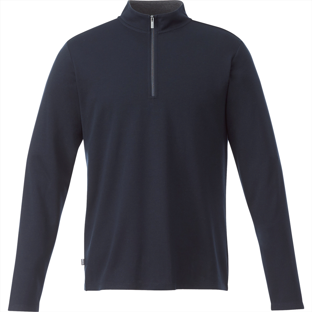 Stratton Knit Quarter Zip - Mens – Pullovers – Apparel Range – available in Black, Blue, Green, Grey – thumbnail 7 of 17