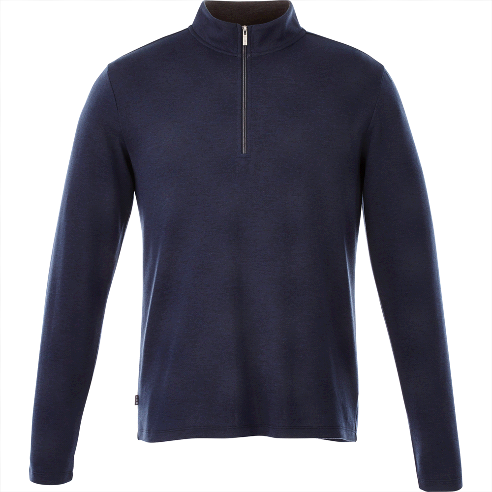 Stratton Knit Quarter Zip - Mens – Pullovers – Apparel Range – available in Black, Blue, Green, Grey – thumbnail 6 of 17
