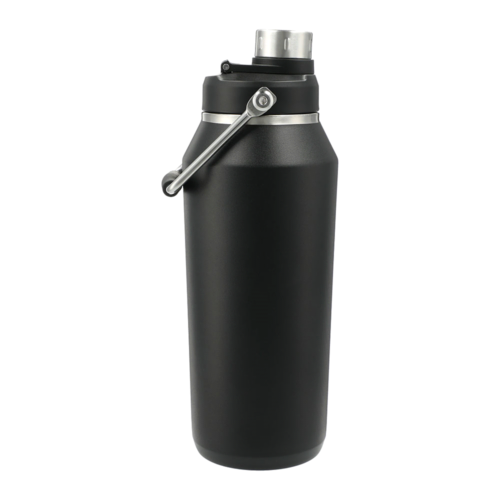 Vasco Copper Vacuum Insulated Bottle 1.1L – Drink Bottles – The Range – available in Black – thumbnail 1 of 8