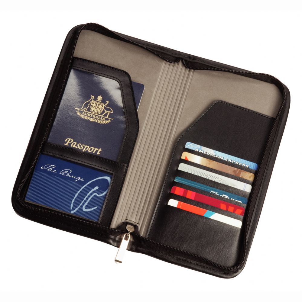 Travel Wallet – Travel Bags – The Range – available in Black – thumbnail 3 of 4