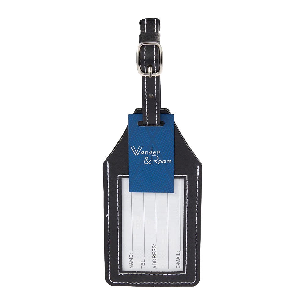 Wander & Roam Luggage Tag w/ AirTag Holder – Luggage Tags – The Range – available in Black – thumbnail 7 of 7