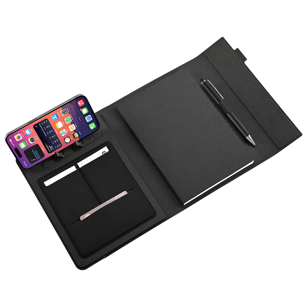 A5 RPET Folio Notebook – Diaries – The Range – available in Black – thumbnail 8 of 10