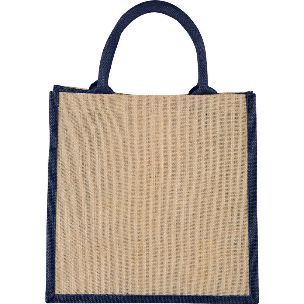 Medium Jute Gift Tote 17L – Shoppers – Global Stock – available in Black, Blue – thumbnail 5 of 9