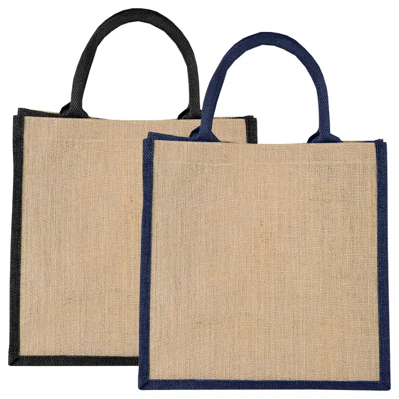 Medium Jute Gift Tote 17L – Shoppers – available in black, blue colours