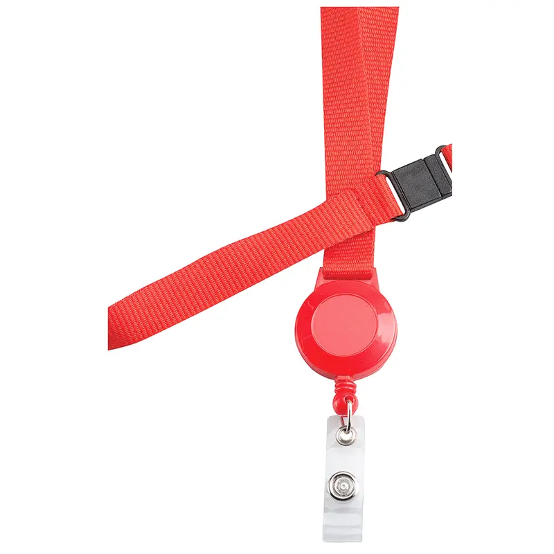 Retractable Badge Holder – Badge Holders – available in red colour
