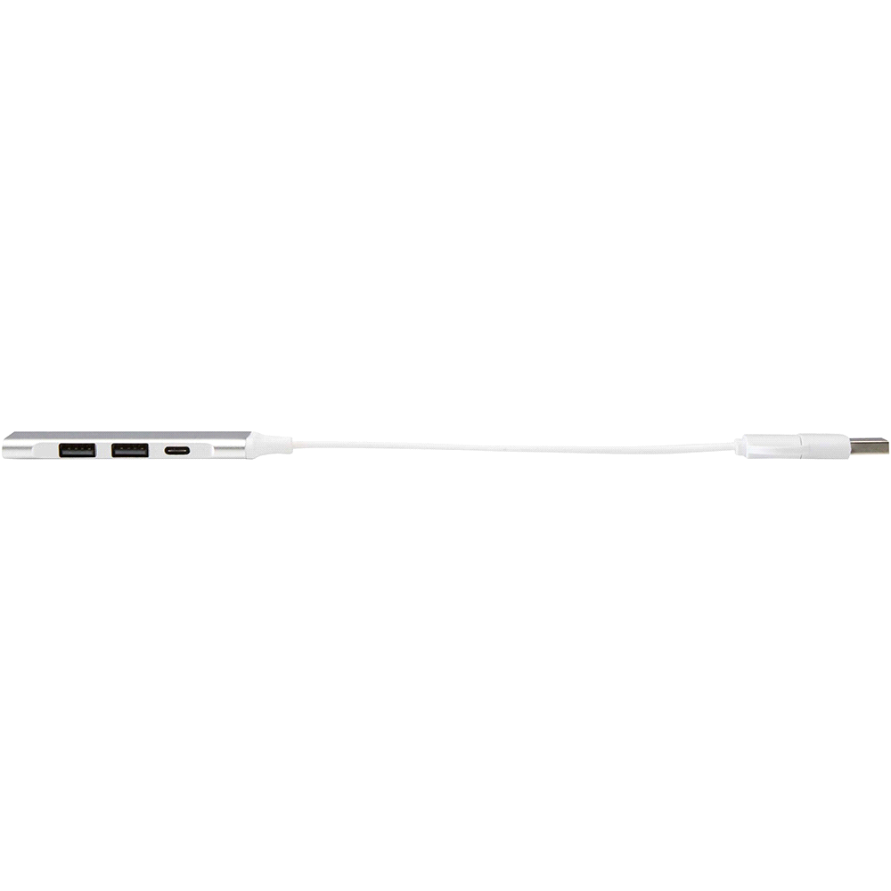 Alkaid 4-Port Recycled Aluminium USB-A & Type-C Hub w/ Dual Input – Desk Accessories – Global Stock – thumbnail 8 of 8