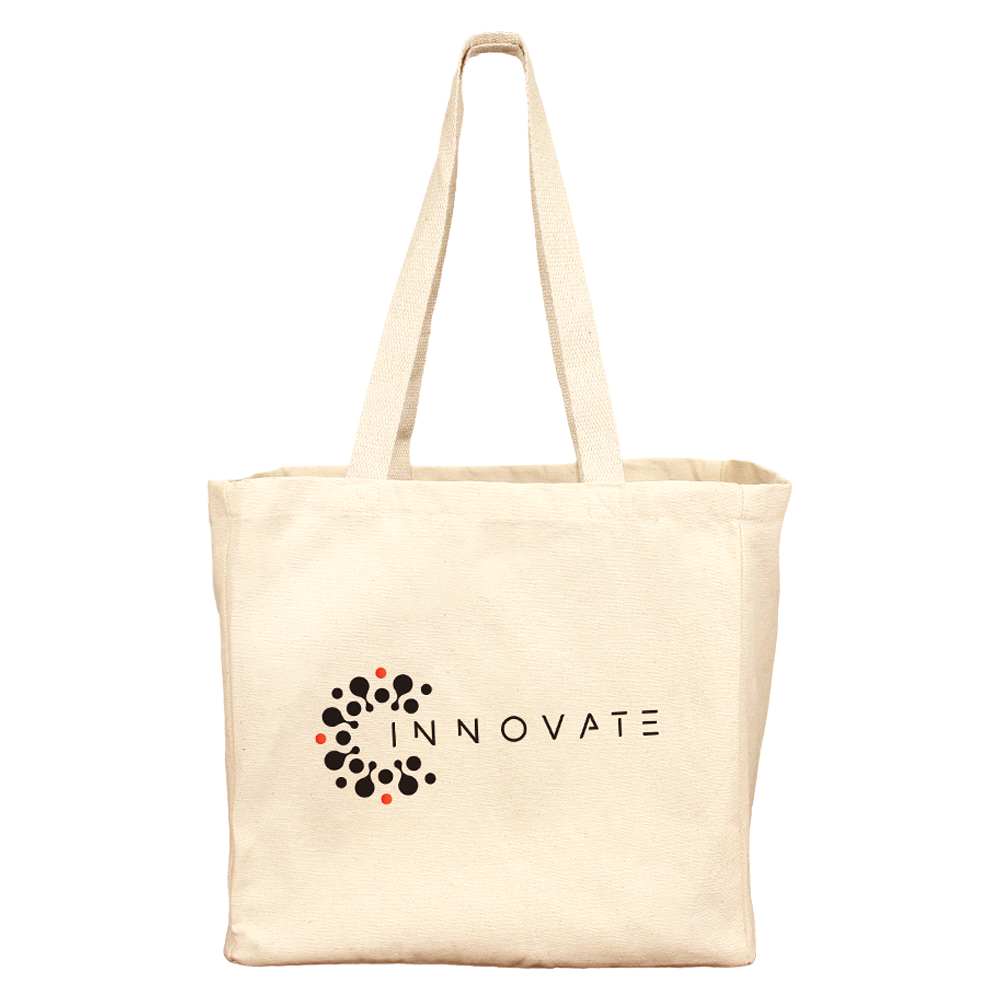 Essential Cotton Grocery Tote – Shoppers – The Range – available in Natural – thumbnail 3 of 5