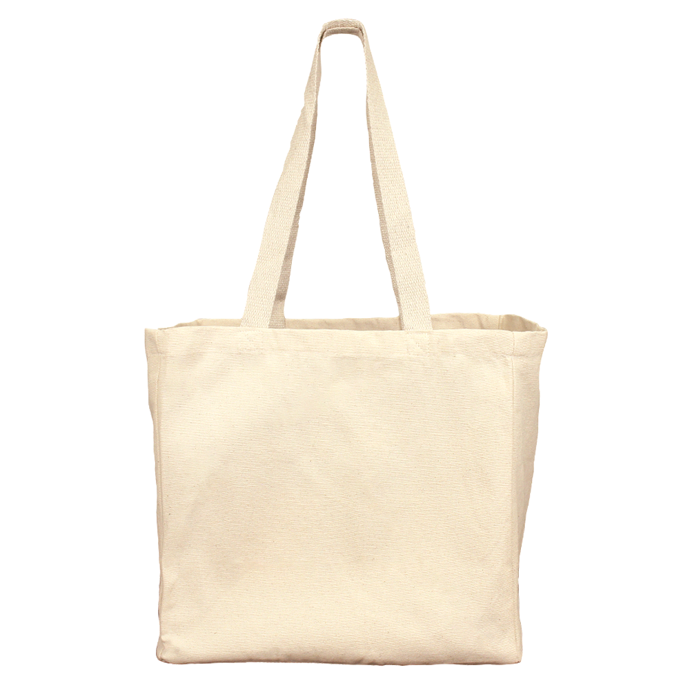 Essential Cotton Grocery Tote – Shoppers – The Range – available in Natural – thumbnail 1 of 5