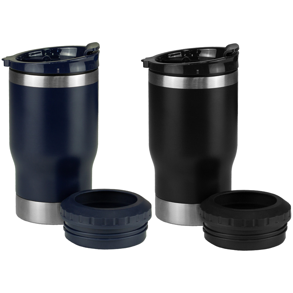 Trekk 350ml 2-In-1 Tumbler Cooler – Glassware – The Range – available in Black, Navy and White – thumbnail 18 of 30