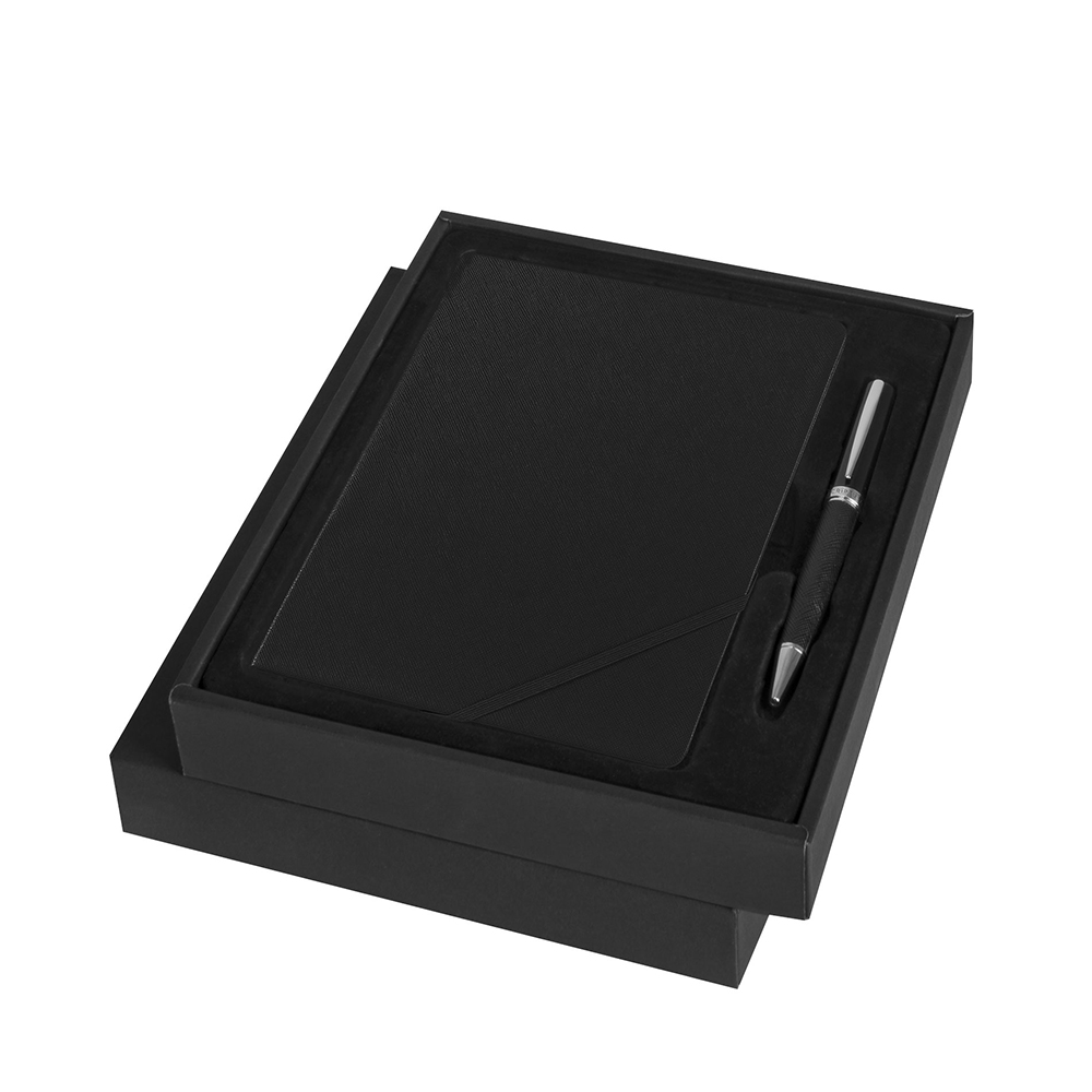 Scriptura Notebook Gift Set – Gift Sets – The Range – available in Black – thumbnail 2 of 8