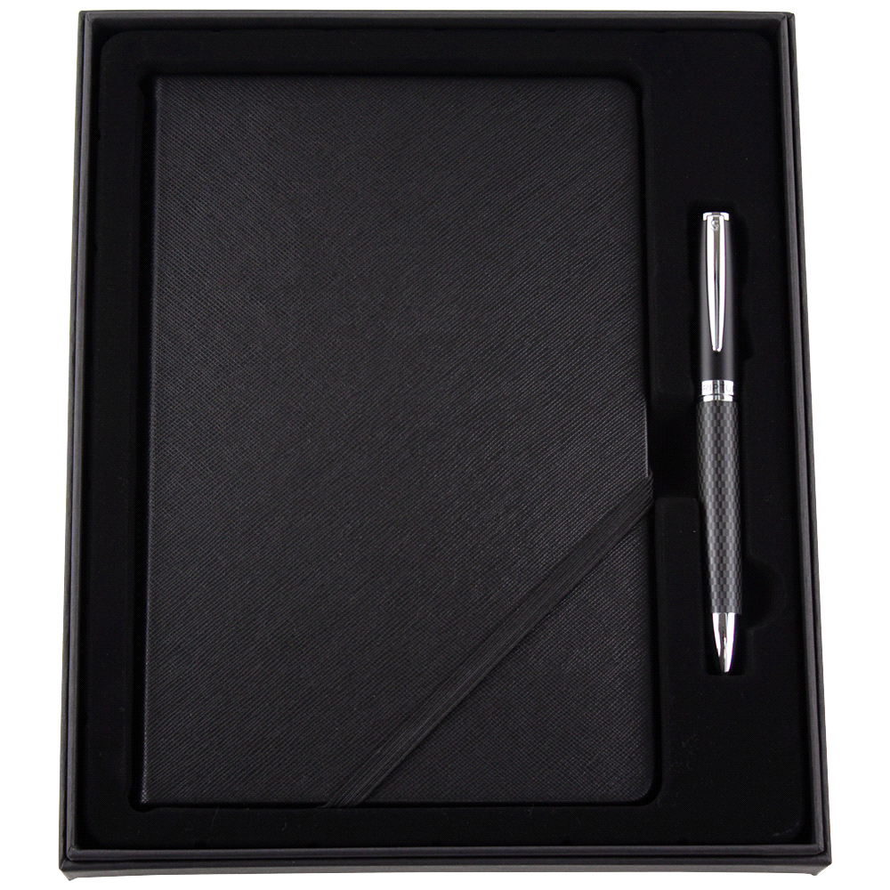 Scriptura Notebook Gift Set – Gift Sets – The Range – available in Black – thumbnail 1 of 8
