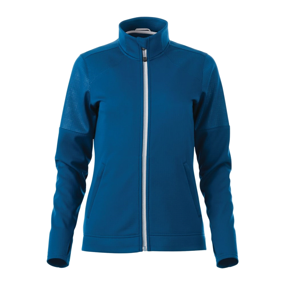 Women's Senger Knit Full Zip Performance Jacket w/ Thumb Holes – Jackets – Apparel Range – available in Black, Blue, Grey, Maroon and Navy – thumbnail 3 of 18