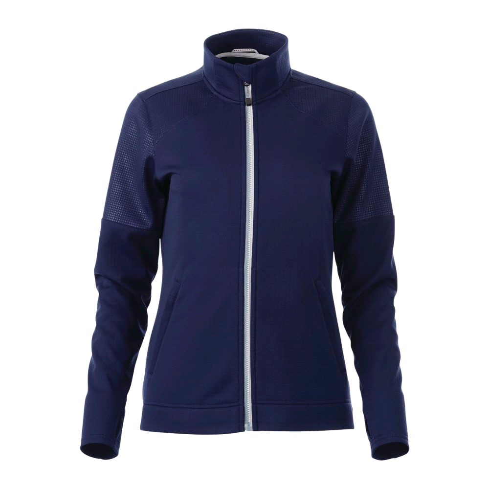 Women's Senger Knit Full Zip Performance Jacket w/ Thumb Holes – Jackets – Apparel Range – available in Black, Blue, Grey, Maroon and Navy – thumbnail 4 of 18