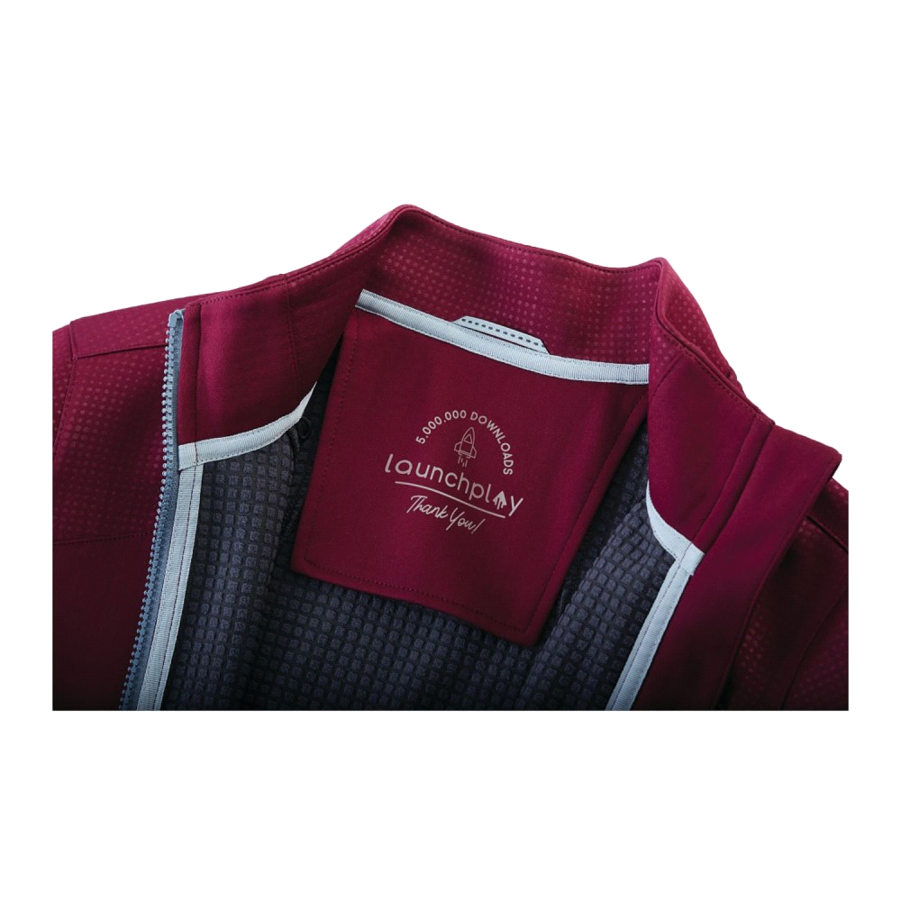 Women's Senger Knit Full Zip Performance Jacket w/ Thumb Holes – Jackets – Apparel Range – available in Black, Blue, Grey, Maroon and Navy – thumbnail 7 of 18