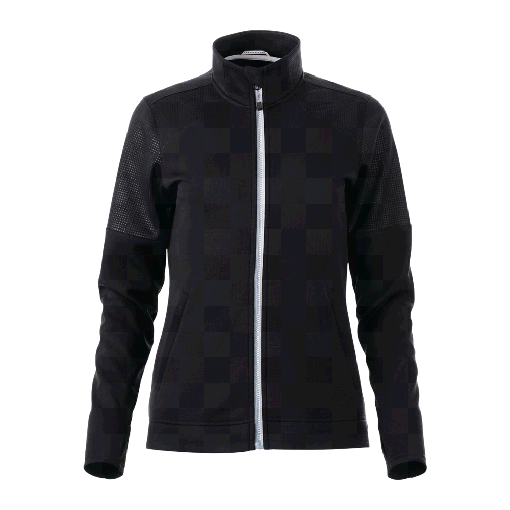 Women's Senger Knit Full Zip Performance Jacket w/ Thumb Holes – Jackets – Apparel Range – available in Black, Blue, Grey, Maroon and Navy – thumbnail 6 of 18