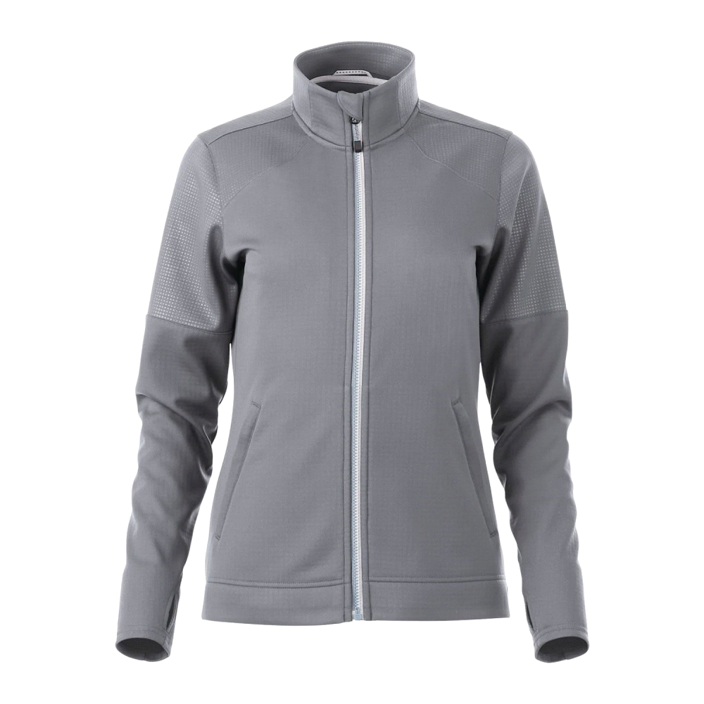 Women's Senger Knit Full Zip Performance Jacket w/ Thumb Holes – Jackets – Apparel Range – available in Black, Blue, Grey, Maroon and Navy – thumbnail 5 of 18