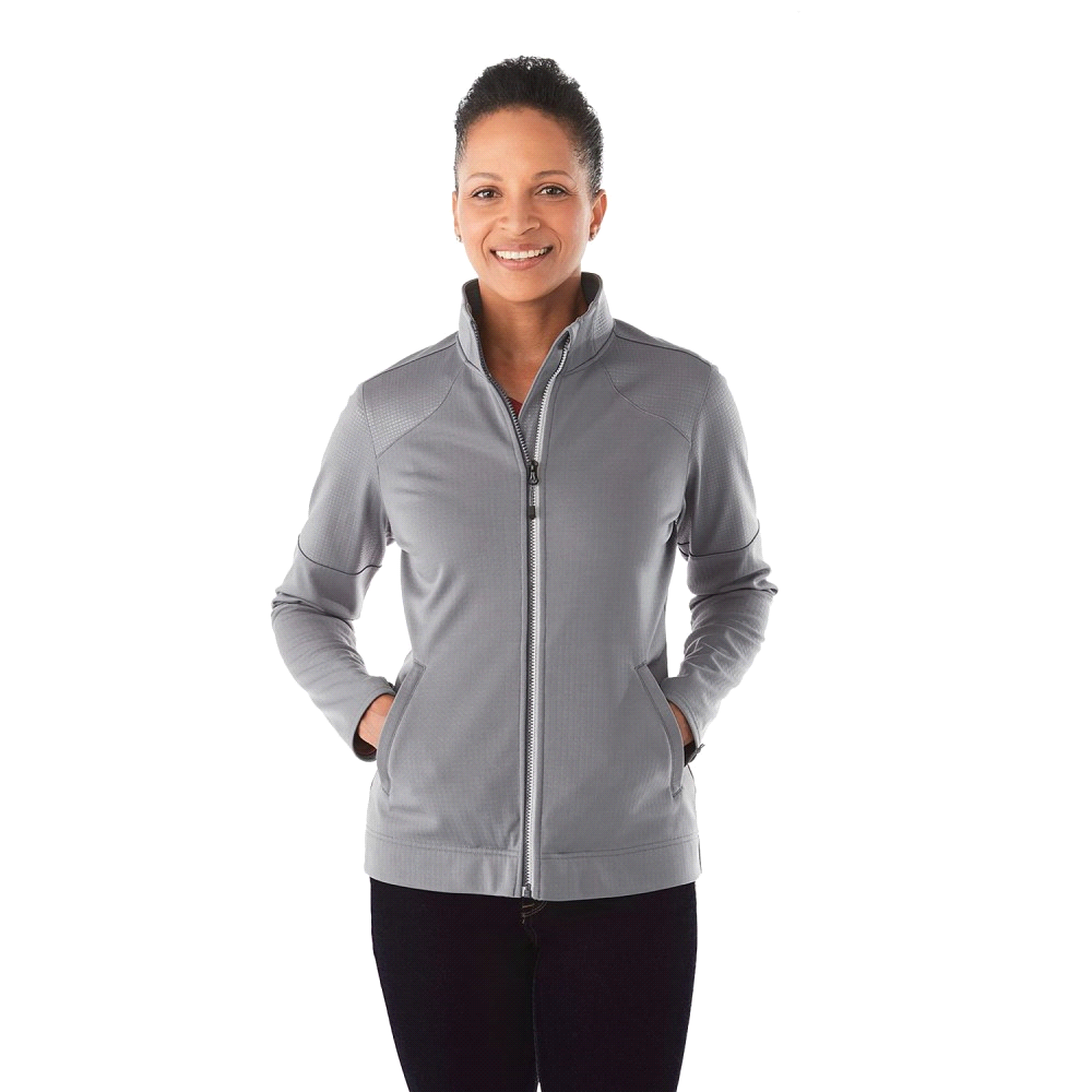 Women's Senger Knit Full Zip Performance Jacket w/ Thumb Holes – Jackets – Apparel Range – available in Black, Blue, Grey, Maroon and Navy – thumbnail 1 of 18