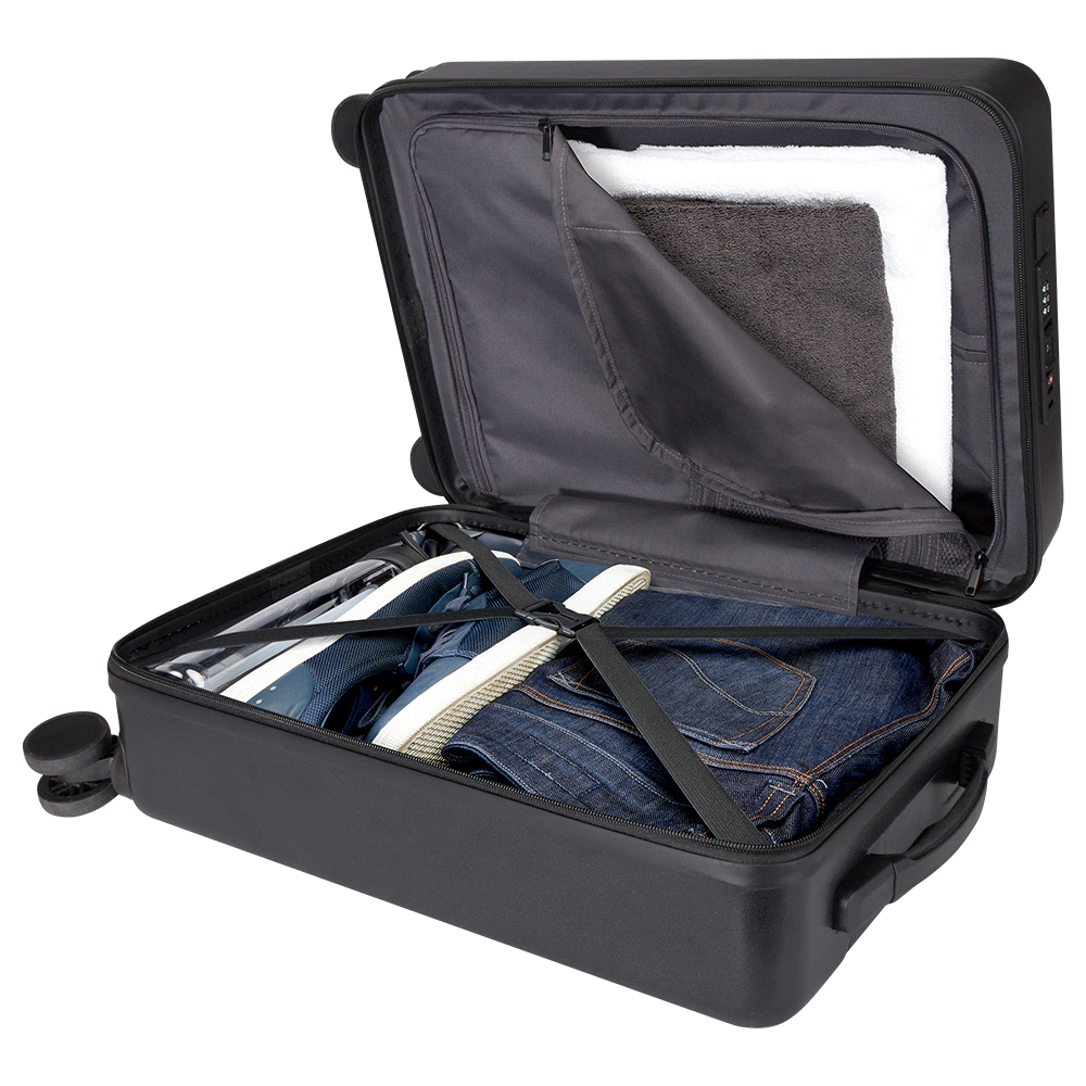 Rover Pro Recycled Cabin Trolley 40L – Travel Bags – The Range – available in Black – thumbnail 4 of 11