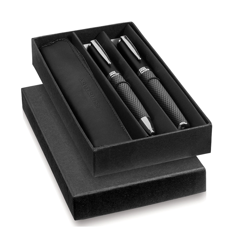 Scriptura Ballpoint Pen Gift Set – Gift Sets – The Range – available in Black – thumbnail 1 of 10