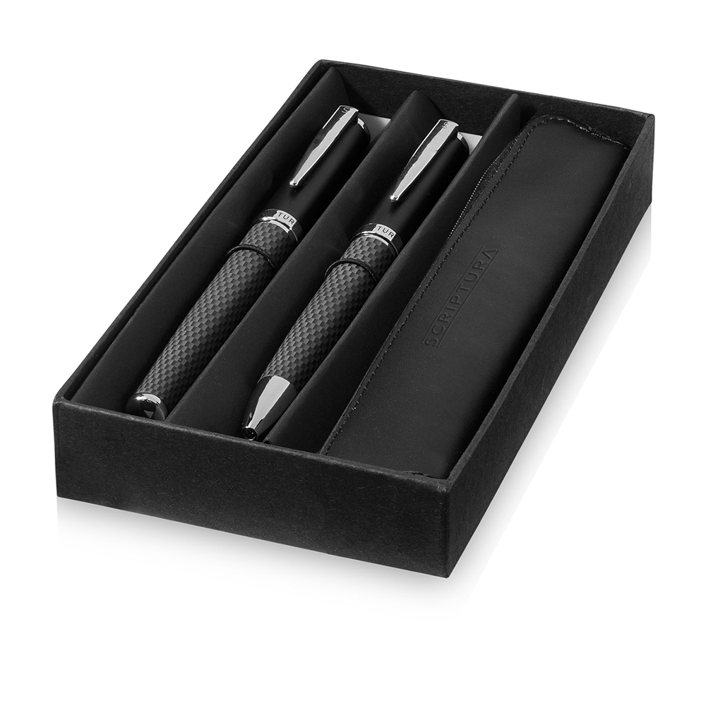 Scriptura Ballpoint Pen Gift Set – Gift Sets – The Range – available in Black – thumbnail 2 of 10