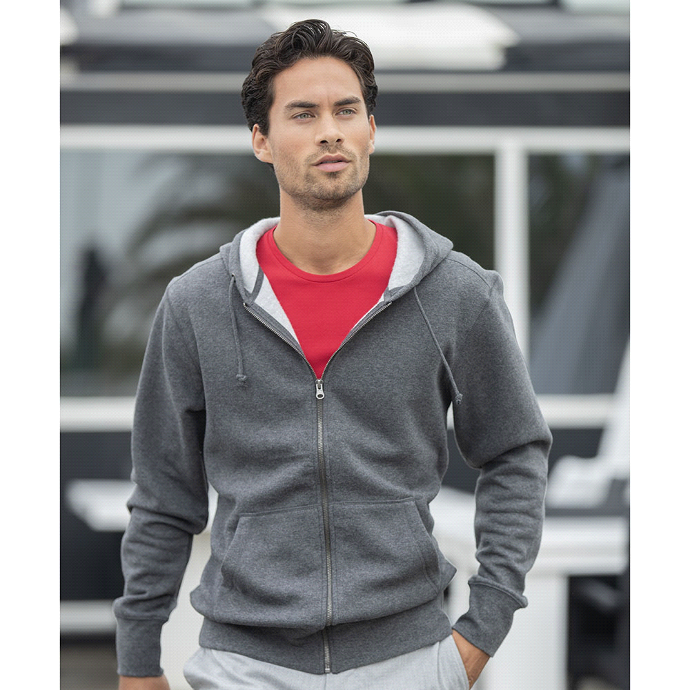Cypress Fleece Zip Hoody - Mens – Hoodies – Apparel Range – available in Forest Green, Heather Dark Charcoal, Heather Grey Secondary, Maroon and 2 more – thumbnail 28 of 28
