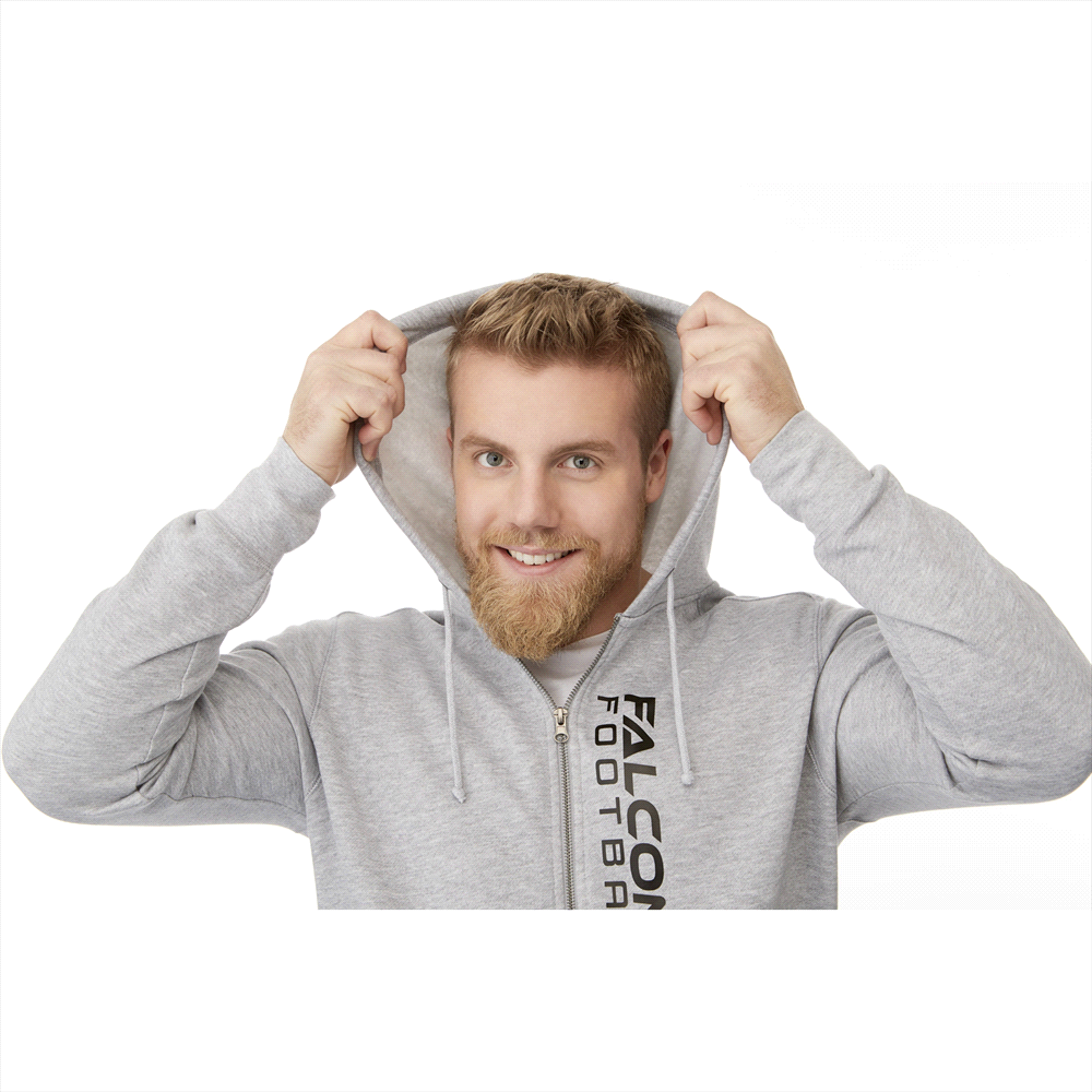 Cypress Fleece Zip Hoody - Mens – Hoodies – Apparel Range – available in Forest Green, Heather Dark Charcoal, Heather Grey Secondary, Maroon and 2 more – thumbnail 4 of 28