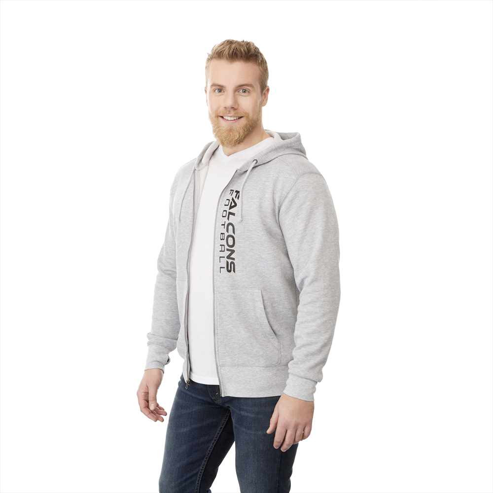 Cypress Fleece Zip Hoody - Mens – Hoodies – Apparel Range – available in Forest Green, Heather Dark Charcoal, Heather Grey Secondary, Maroon and 2 more – thumbnail 2 of 28