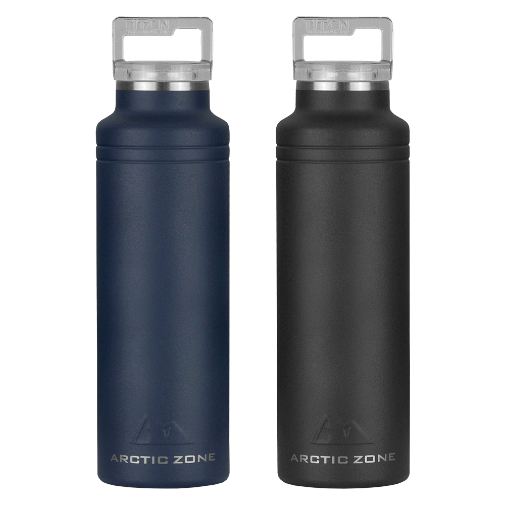 Arctic Zone Titan Thermal Copper Bottle - 600ml – Drink Bottles – The Range – available in Black and Navy Blue – thumbnail 1 of 19