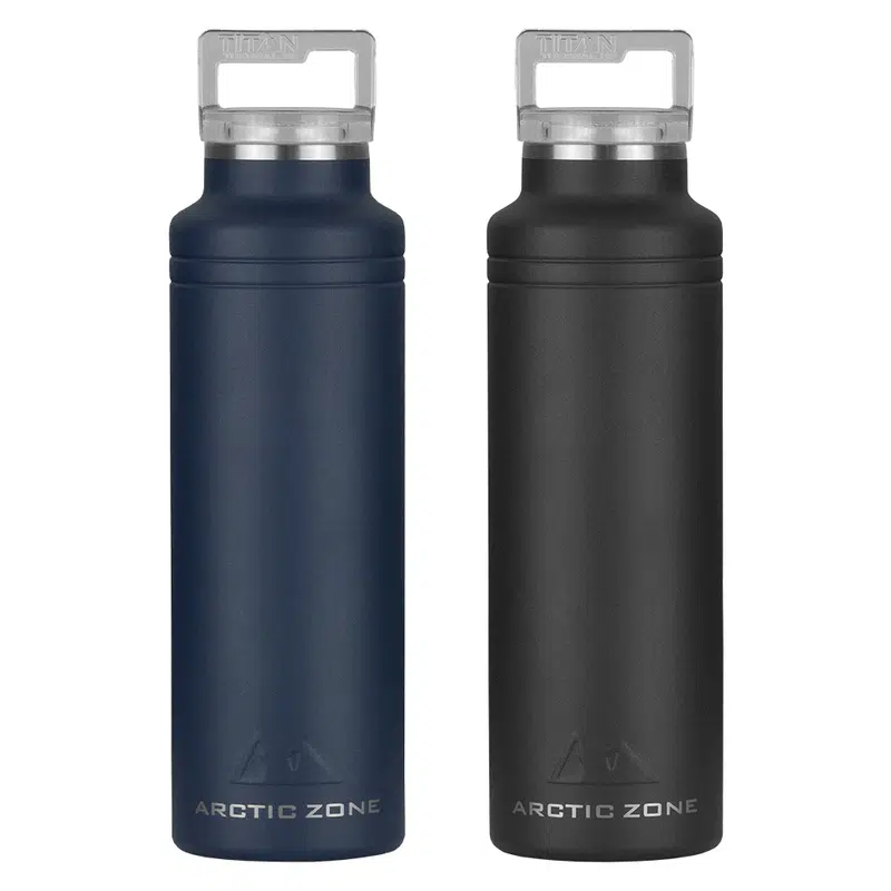 Arctic Zone Titan Thermal Copper Bottle - 600ml – Drink Bottles – available in black colour
