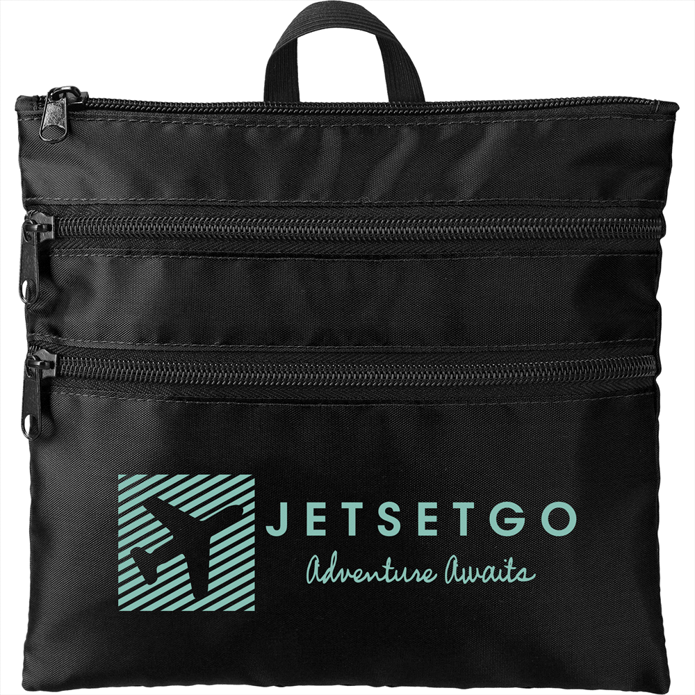 Carry All Travel Pouch – Toiletry Bags – Global Stock – available in Black – thumbnail 3 of 4