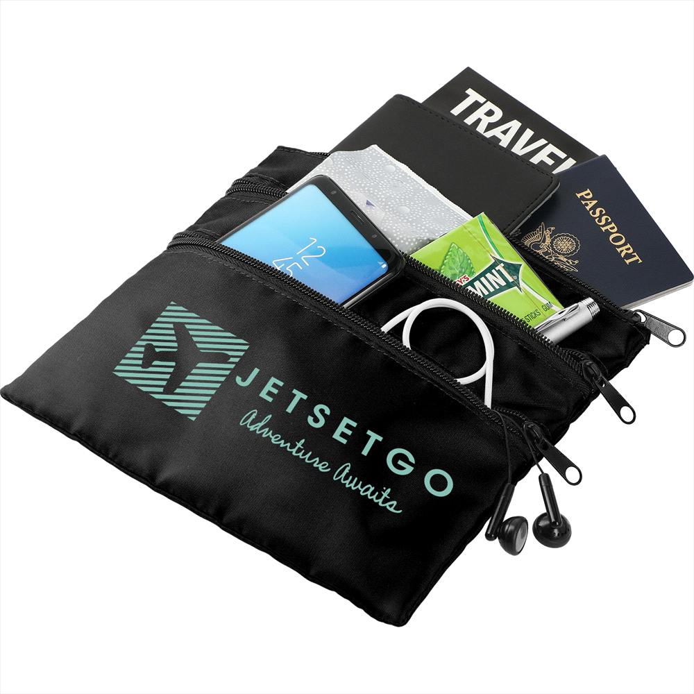 Carry All Travel Pouch – Toiletry Bags – Global Stock – available in Black – thumbnail 4 of 4