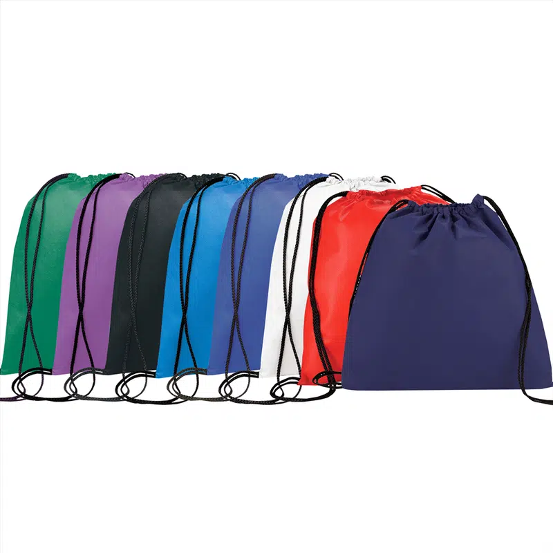 Evergreen Non-Woven Drawstring Sportpack – Drawstring Bags – available in black, blue, green, purple colours and 2 more