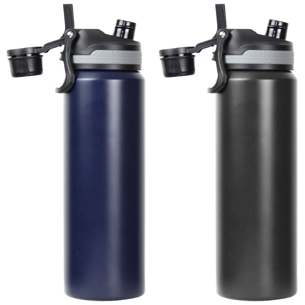 Trekk Terra Chug or Sip Bottle - 800ml – Drink Bottles – The Range – available in Black and Navy – thumbnail 1 of 20