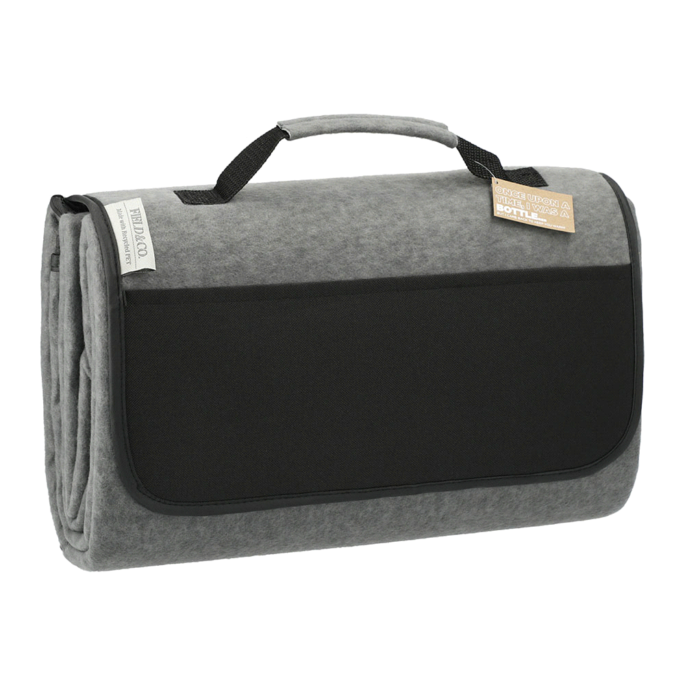 Field & Co. Recycled PET Oversized Picnic Rug – Blankets – The Range – available in Charcoal – thumbnail 1 of 6