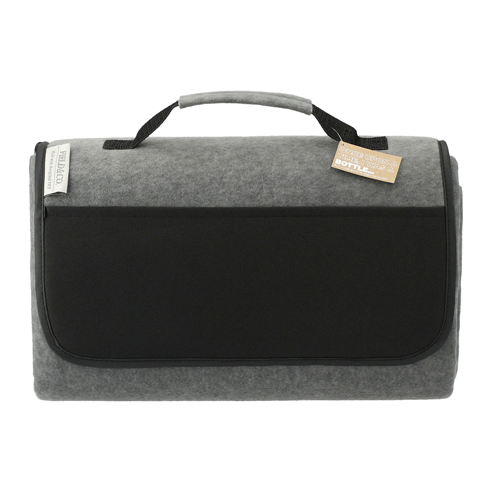 Field & Co. Recycled PET Oversized Picnic Rug – Blankets – The Range – available in Charcoal – thumbnail 3 of 6