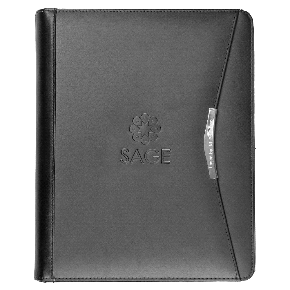 The Windsor A4 Bonded Leather Compendium – Compendiums – The Range – available in Black – thumbnail 4 of 5