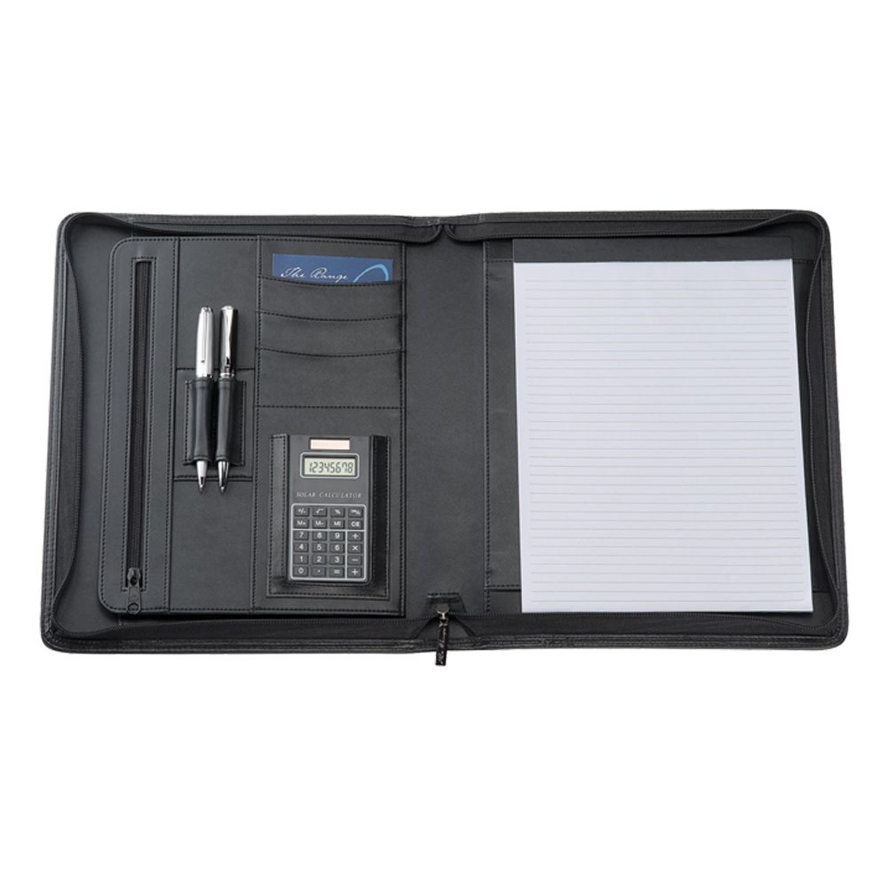 The Windsor A4 Bonded Leather Compendium – Compendiums – The Range – available in Black – thumbnail 2 of 5