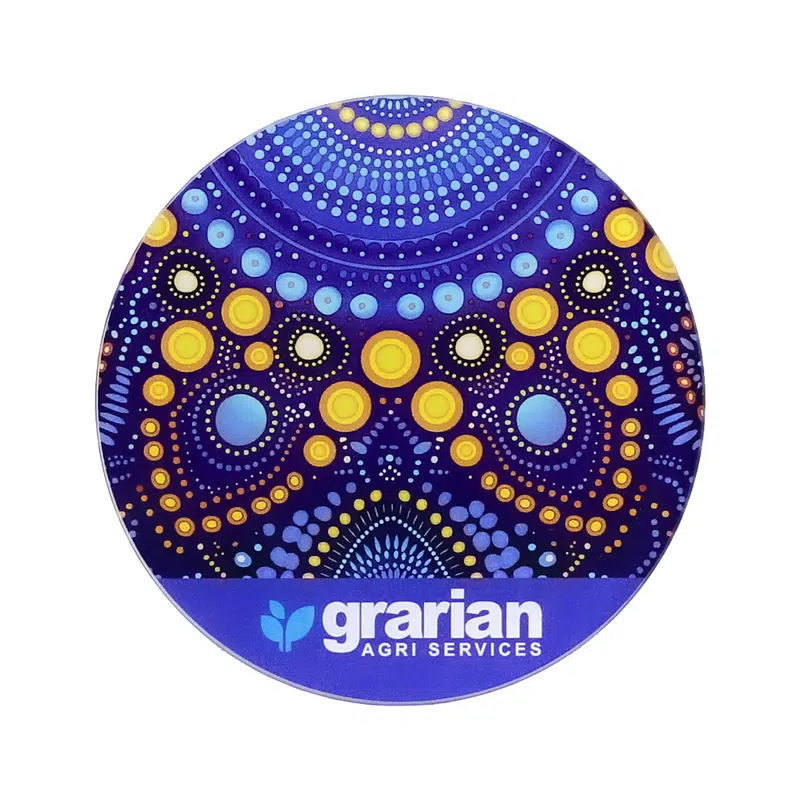 Round Glass Coaster