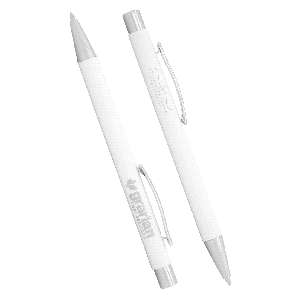 Gorica Click Action Ballpoint Pen – Desk Accessories – The Range – available in Black, Navy, Orange, Red and White – thumbnail 4 of 15