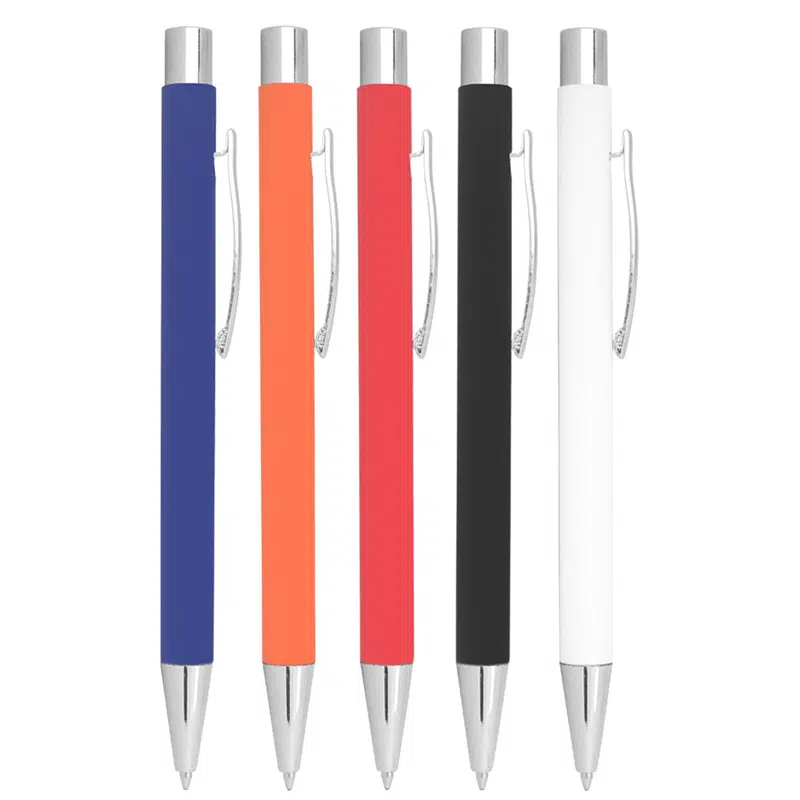 Gorica Click Action Ballpoint Pen – Desk Accessories – available in black, blue, orange, red colours