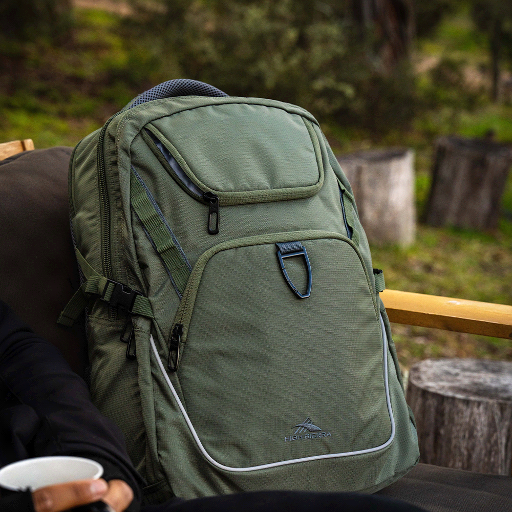 High Sierra Access 4.0 Backpack 43L – Backpacks – The Range – available in Black, Khaki, Navy and Navy with Grey – thumbnail 6 of 32