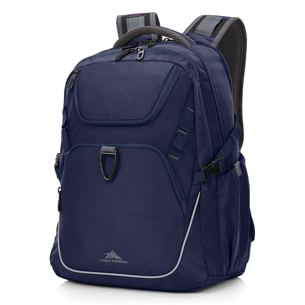 High Sierra Access 4.0 Backpack 43L – Backpacks – The Range – available in Black, Khaki, Navy and Navy with Grey – thumbnail 3 of 32