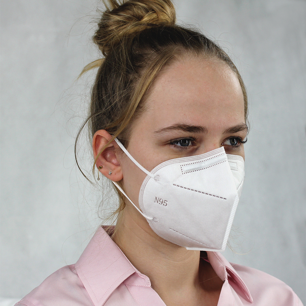 N95 Respirator Face Mask – Travel Bags – The Range – available in White – thumbnail 2 of 6