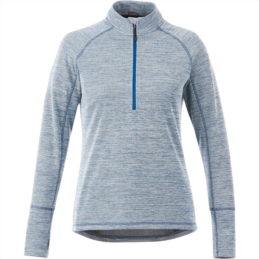 Crane Knit Half Zip - Womens – Hoodies – Apparel Range – available in Black, Maroon Heather – thumbnail 7 of 13
